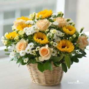 serene sunflowers